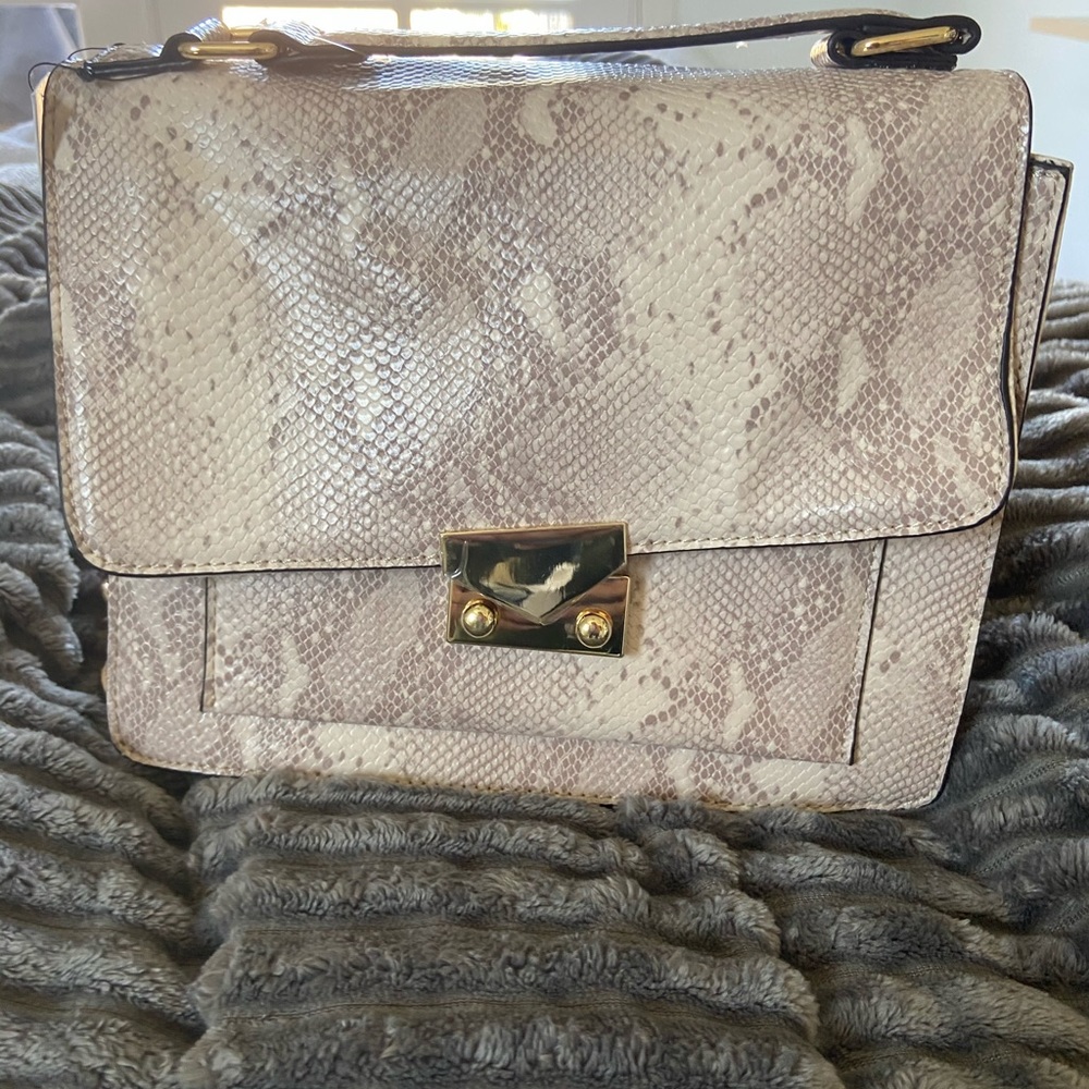 Just Fab Snakeskin Purse